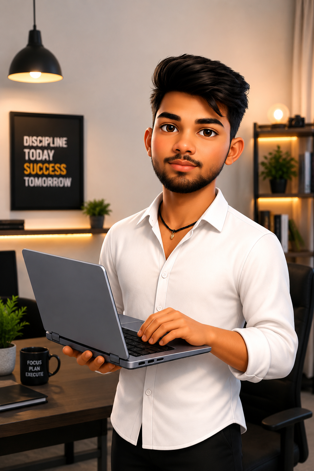 Front-end developer portrait